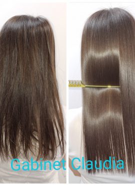 keratynowe prostowanie włosów przed i po w rzeszowie